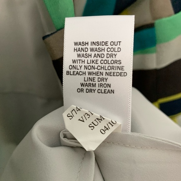 Banana Republic Stripe Chiffon Halter Empire Dress - Picture 10 of 10